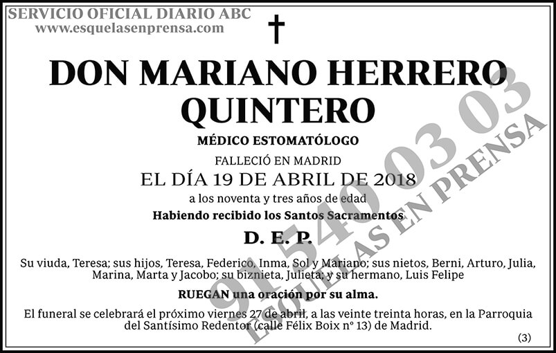 Mariano Herrero Quintero